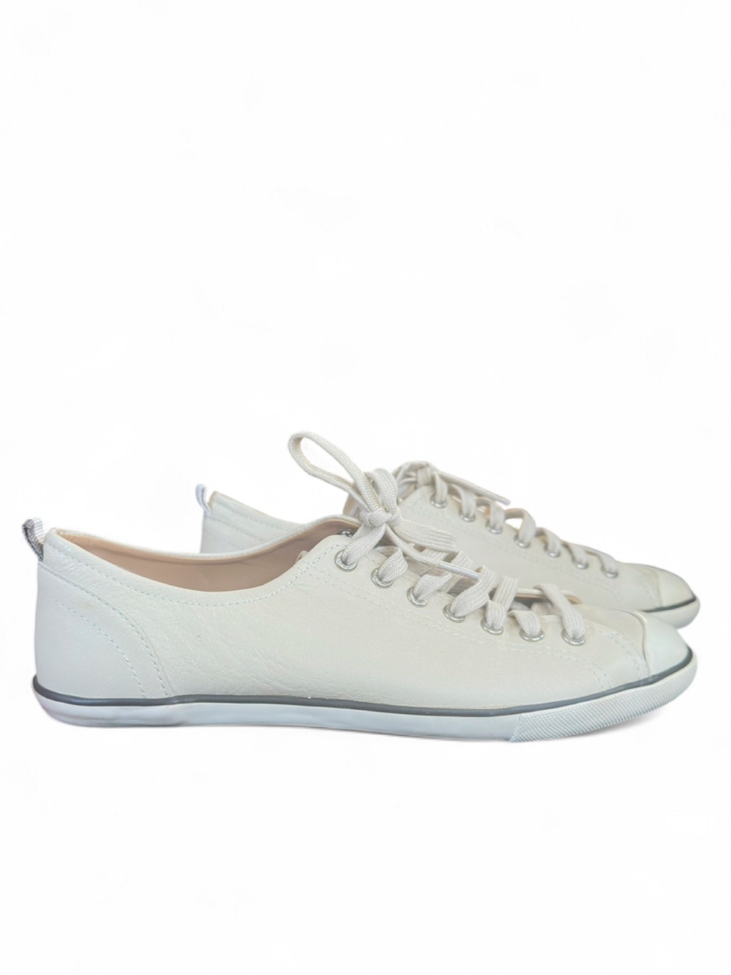 Coach Low-Top Leather Off-White Sneakers Size Us Men’s 10